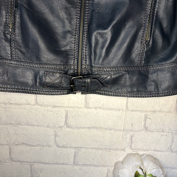 Bod & Christensen Leather Jacket Size L - Picture 3 of 16